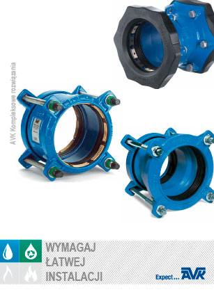 AVK brochure about couplings and adaptors 